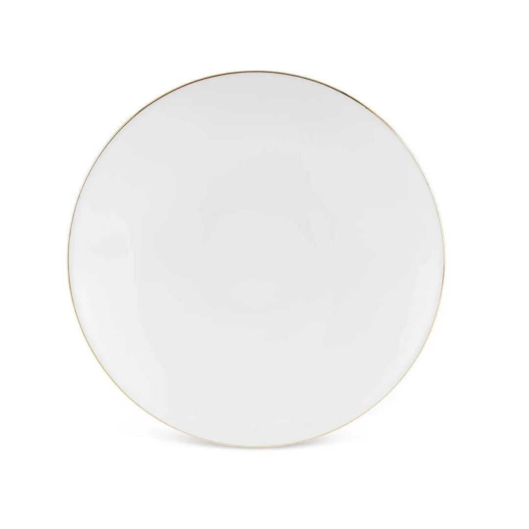 Karaca Fine Pearl - Extra Chanak Tallerkensæt - 55 dele | 12 personer | Hvid/Guld - Løven Home