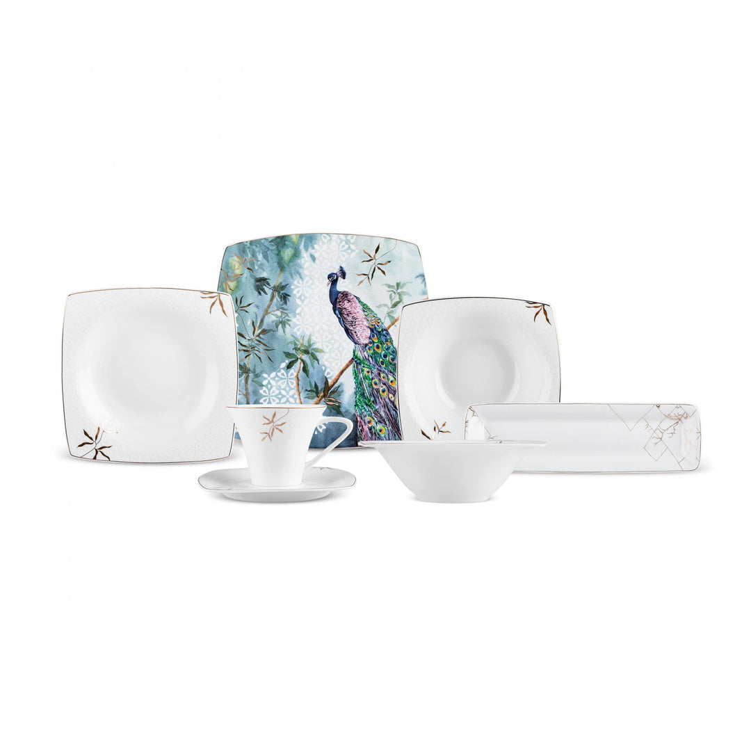 Karaca Fine Pearl Pavo – 26 - dele Morgenmadssæt til 6 personer - Løven Home