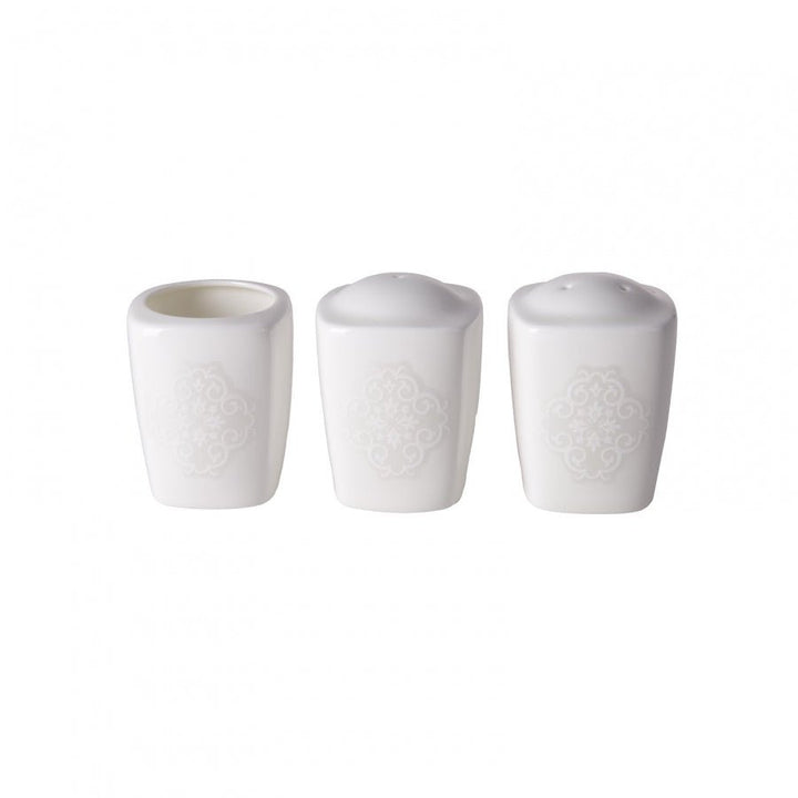 Karaca Fine Pearl Valentina – 62 - dele Firkantet Spisestel med Perlemor til 12 Personer - Løven Home