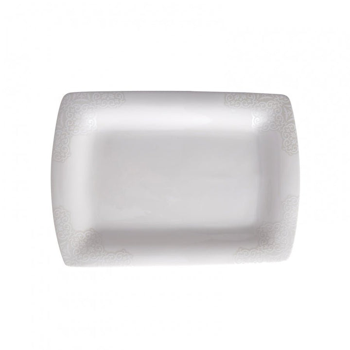 Karaca Fine Pearl Valentina – 62 - dele Firkantet Spisestel med Perlemor til 12 Personer - Løven Home