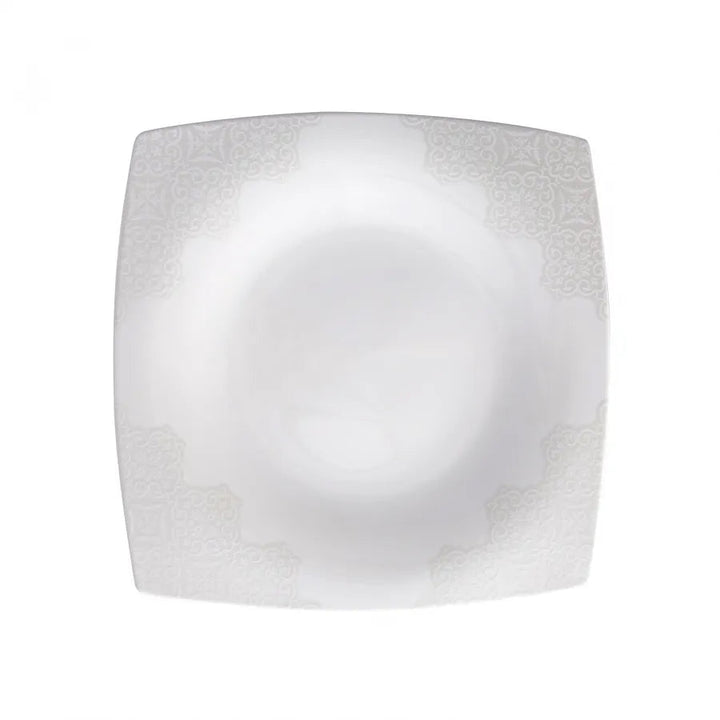 Karaca Fine Pearl Valentina – 62 - dele Firkantet Spisestel med Perlemor til 12 Personer - Løven Home