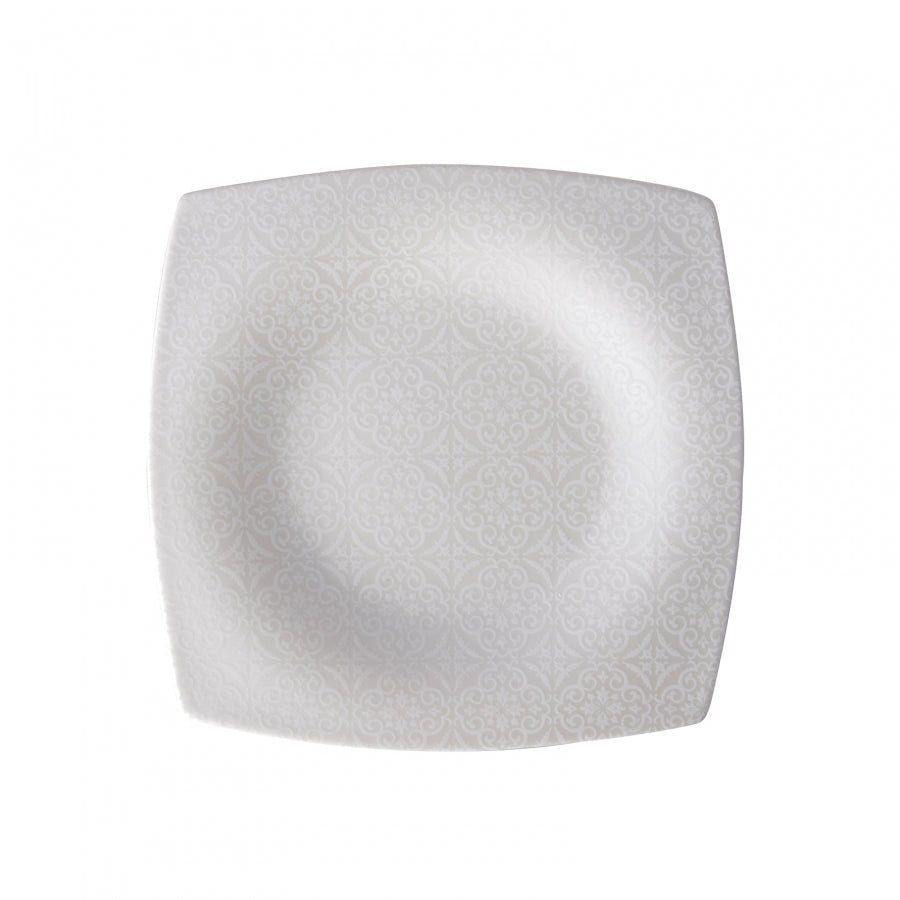 Karaca Fine Pearl Valentina – 62 - dele Firkantet Spisestel med Perlemor til 12 Personer - Løven Home