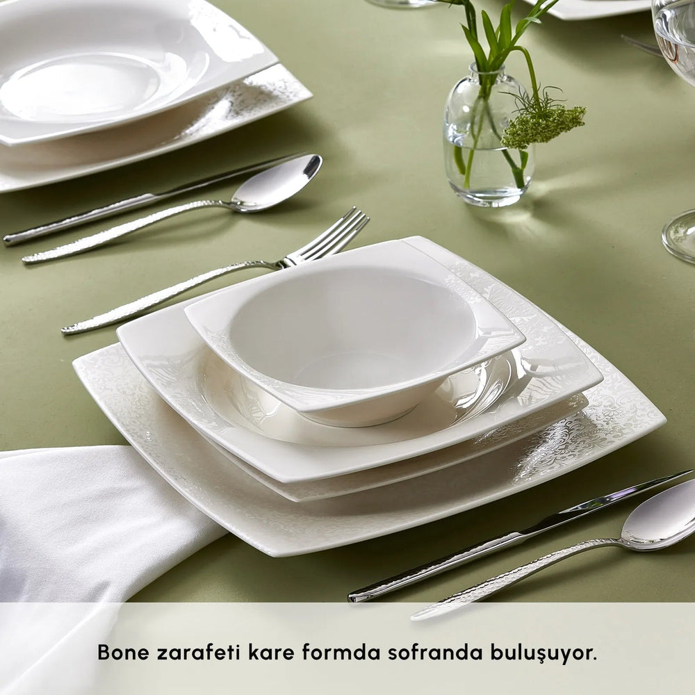 Karaca Flava Porcelænssæt - 24 dele 6 personer - Løven Home