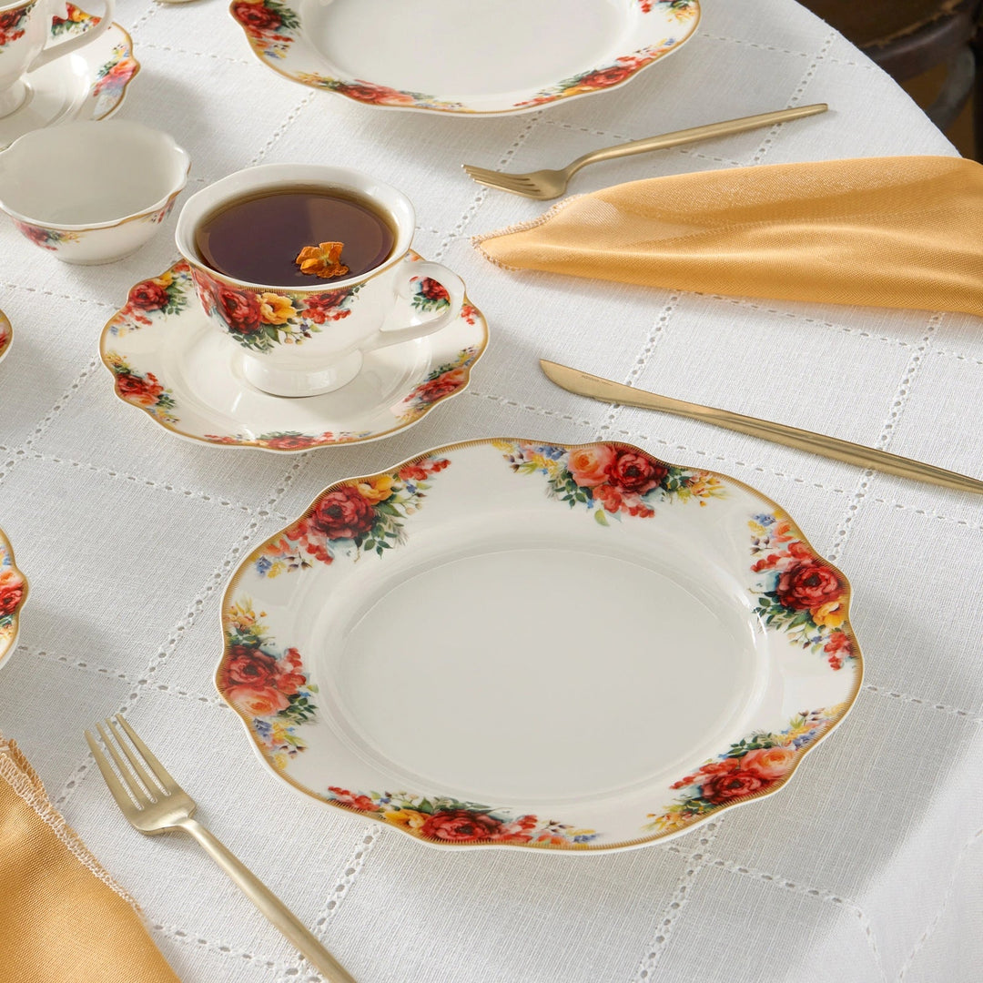 Karaca Forever Bone Amarose 26 Dele – 6 Personer - Løven Home