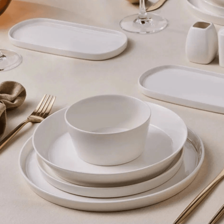 Karaca Forever Bone Bomo 53 delt Porcelæn sæt til 12 personer - Løven Home