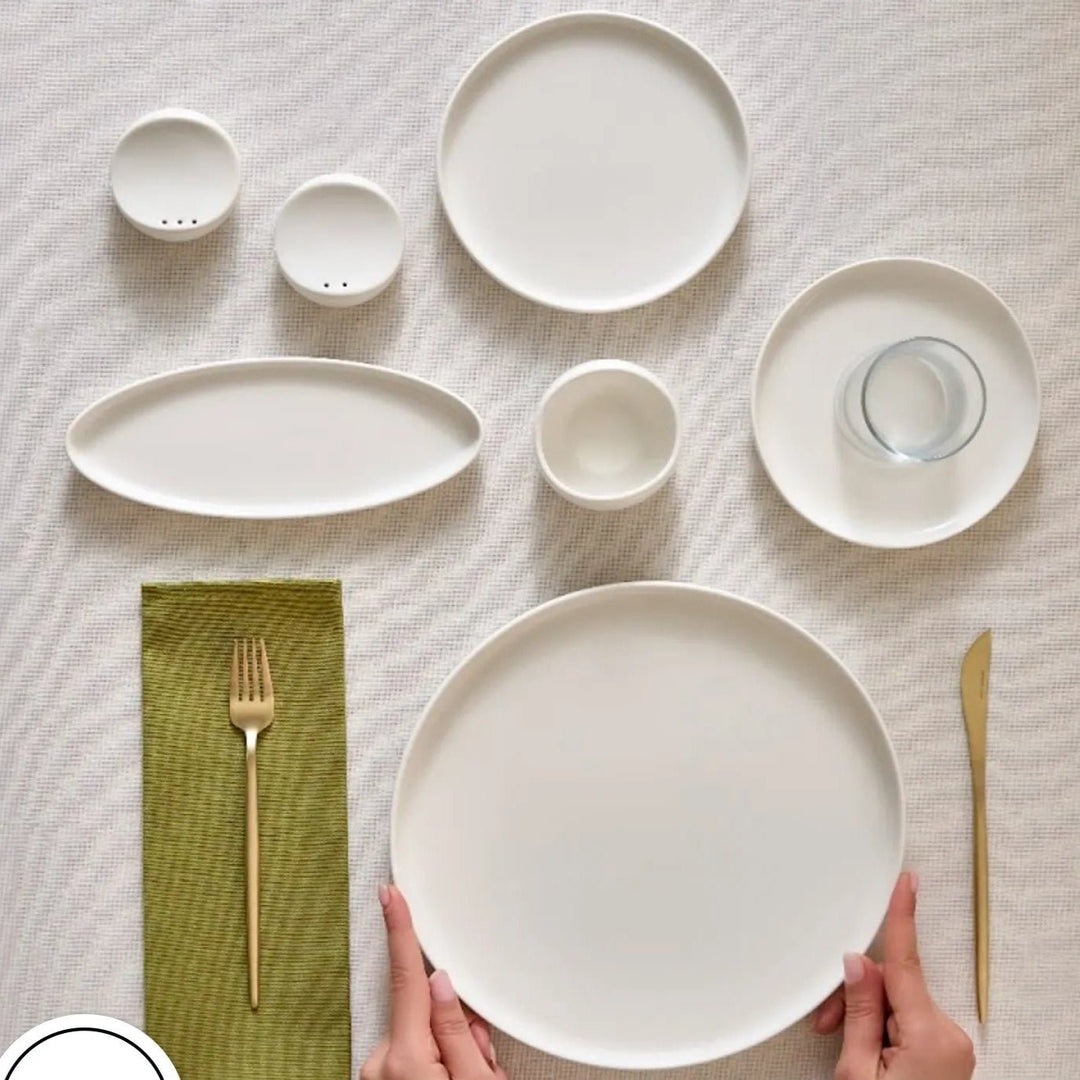 Karaca Forever Bone Olla Morgenmadssæt 28 dele 6 personer - Løven Home