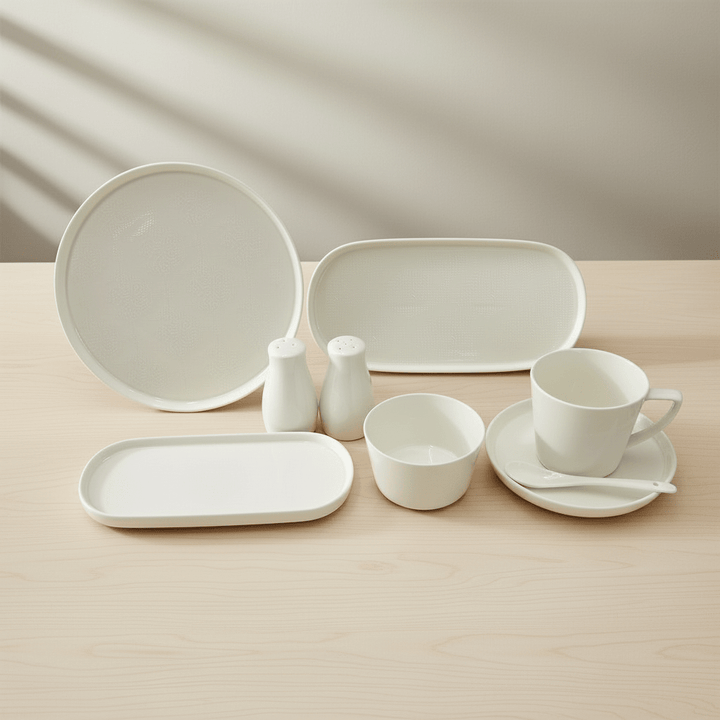 Karaca Forever Bone Salus Porcelæn - 33 dele 6 personer - Løven Home
