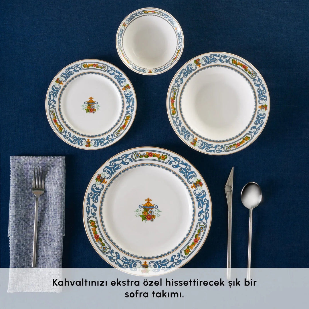 Karaca - Forever Bone Vase Middagssæt – 24 dele til 6 personer - Løven Home