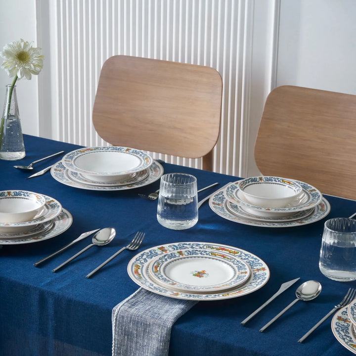 Karaca - Forever Bone Vase Middagssæt – 24 dele til 6 personer - Løven Home