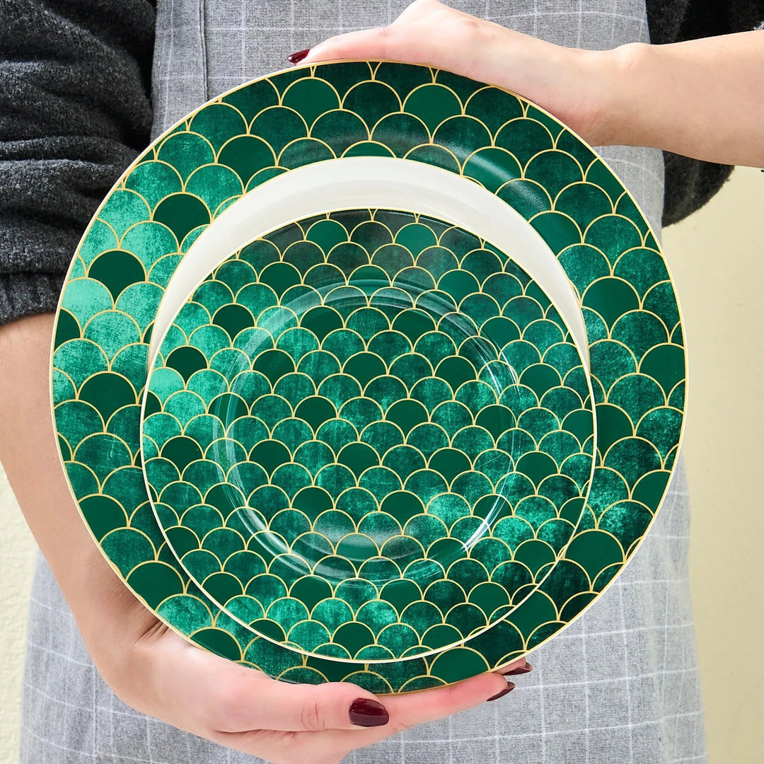 Karaca Forever Bone Zümrüt Spisestel – 24 dele til 6 personer - Løven Home