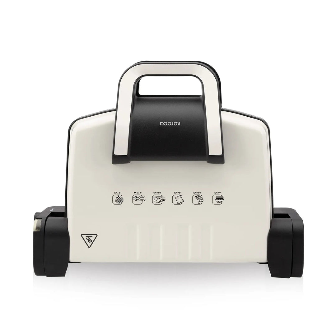 Karaca Future Toastgrill Pearl White 1800 W – 4 - skivers kapacitet - Løven Home