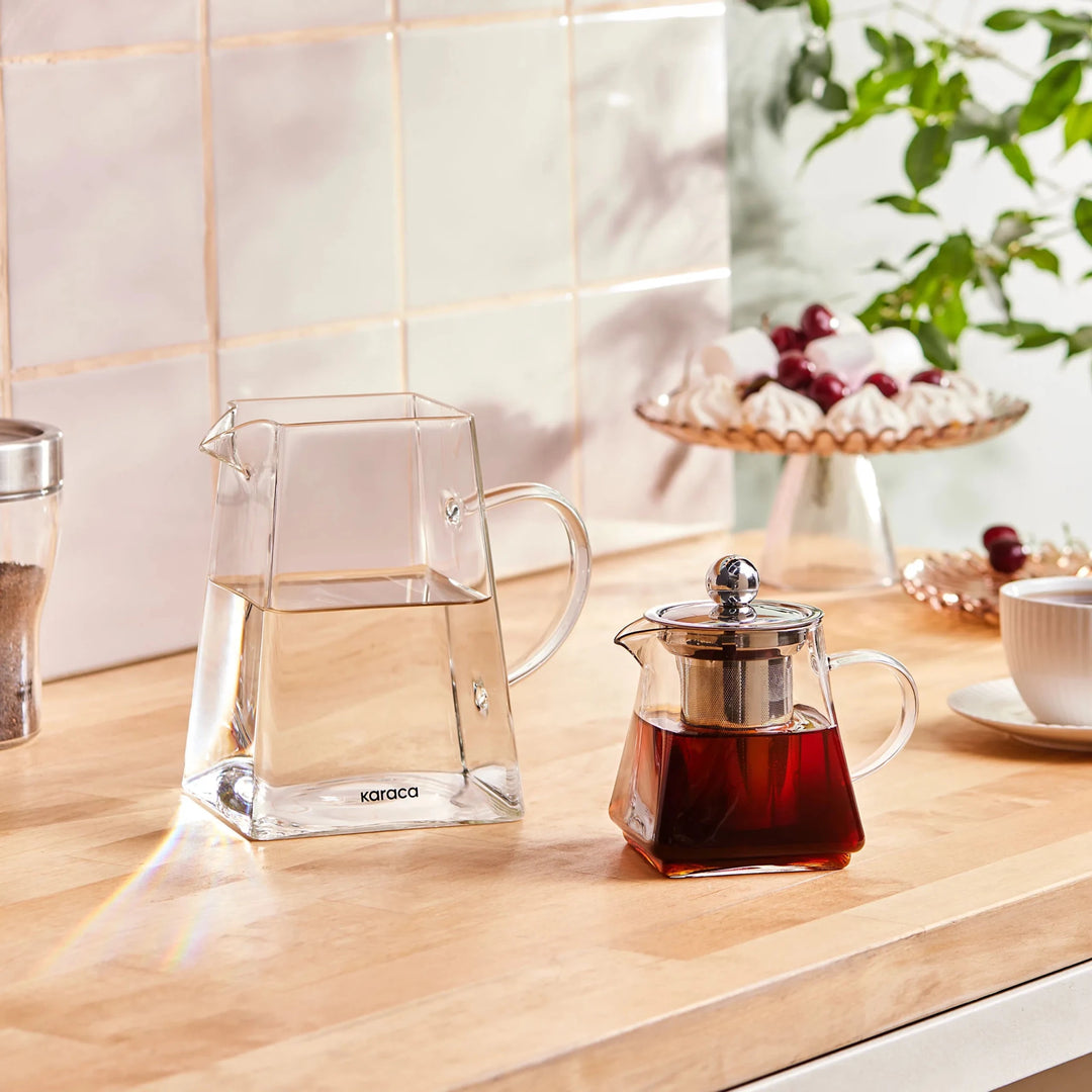 Karaca Giza Borosilikat Glas Tekande - Løven Home