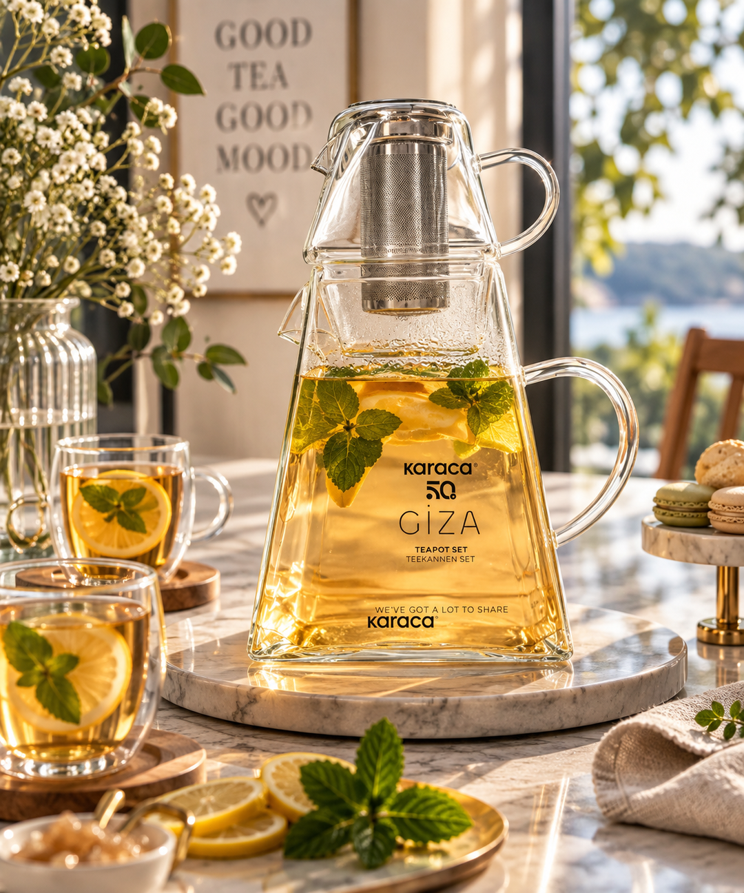 Karaca Giza Borosilikat - Glas Tekande - Løven Home