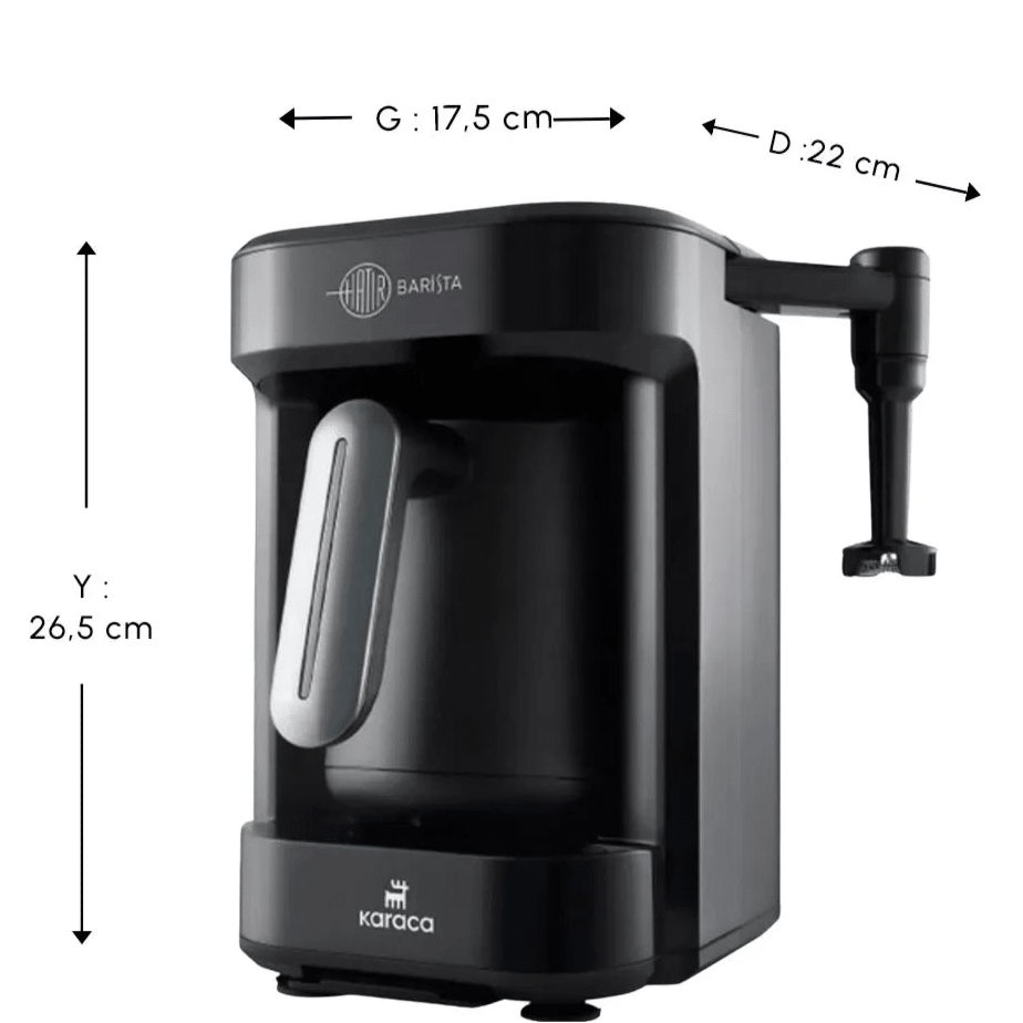 Karaca Hatir Barista Latte & Tyrkisk Kaffemaskine - Pearl White - Løven Home