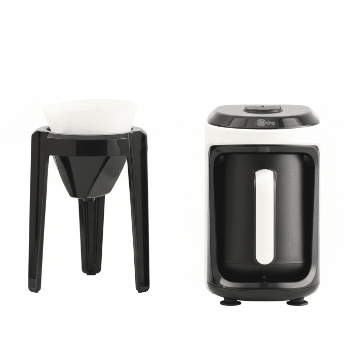 Karaca Hatır Hüp 2 - i - 1 Tyrkisk Kaffemaskine – Soft Cream - Løven Home