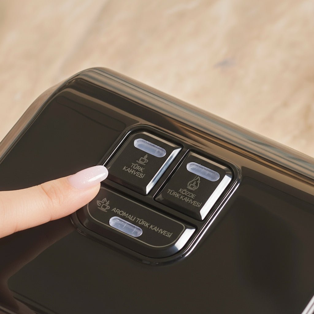 Karaca Hatır Hüp Düet Aroma – Dobbelt Tyrkisk Kaffemaskine | Rosaguld - Løven Home