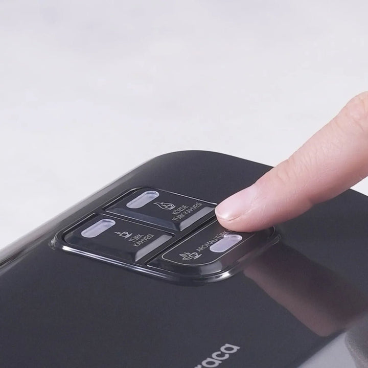 Karaca Hatır Hüp Duet Aroma Flavour – Dobbelt Tyrkisk Kaffemaskine (10 Kopper) - Space Grå - Løven Home