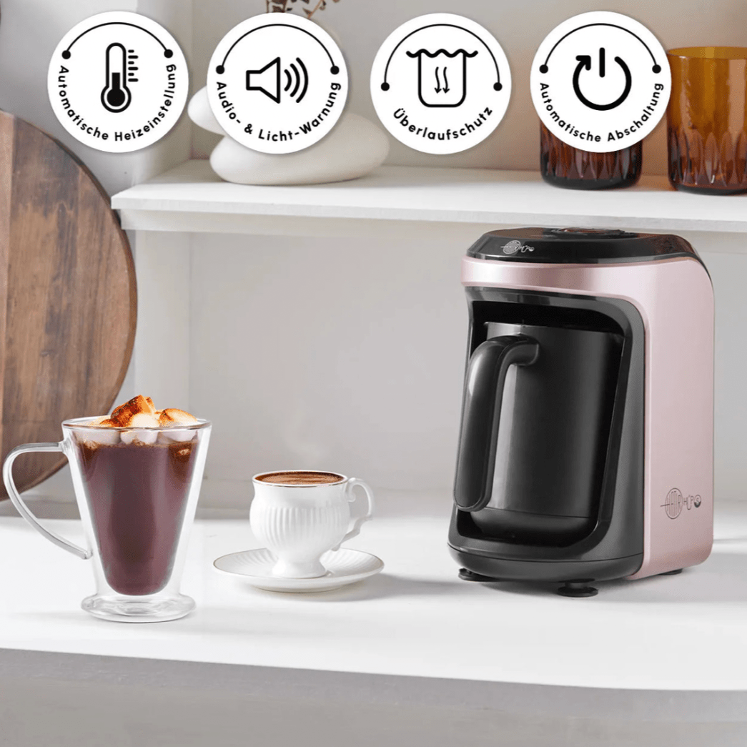 Karaca Hatir Hüps Aroma tyrkisk Kaffemaskine Perlemor Rosa - Løven Home