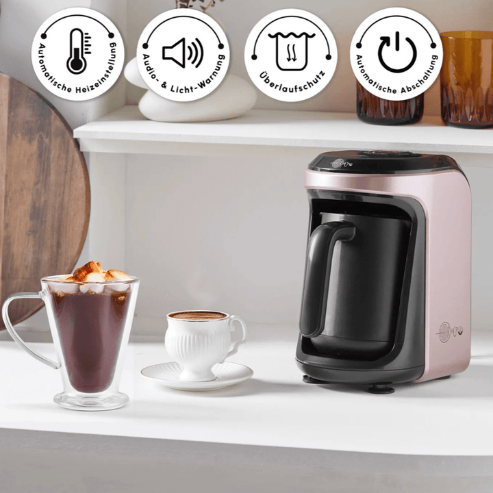 Karaca Hatir Hüps Aroma tyrkisk Kaffemaskine Perlemor Rosa - Løven Home