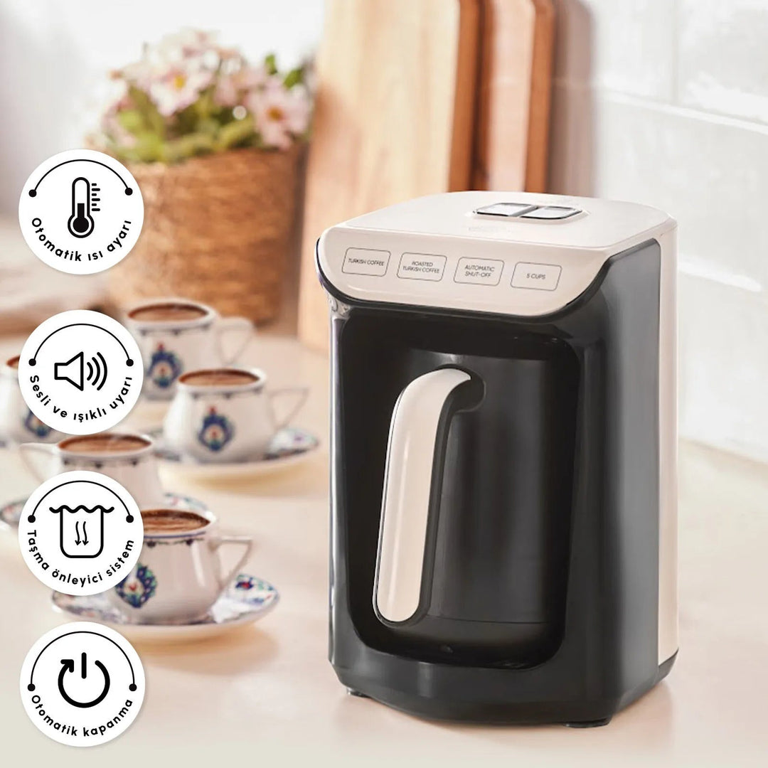 Karaca Hatır Köz Tyrkisk Kaffemaskine | Soft Cream - Løven Home