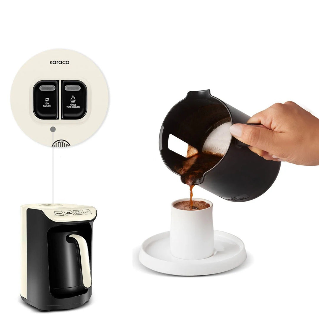 Karaca Hatır Köz Tyrkisk Kaffemaskine | Soft Cream - Løven Home