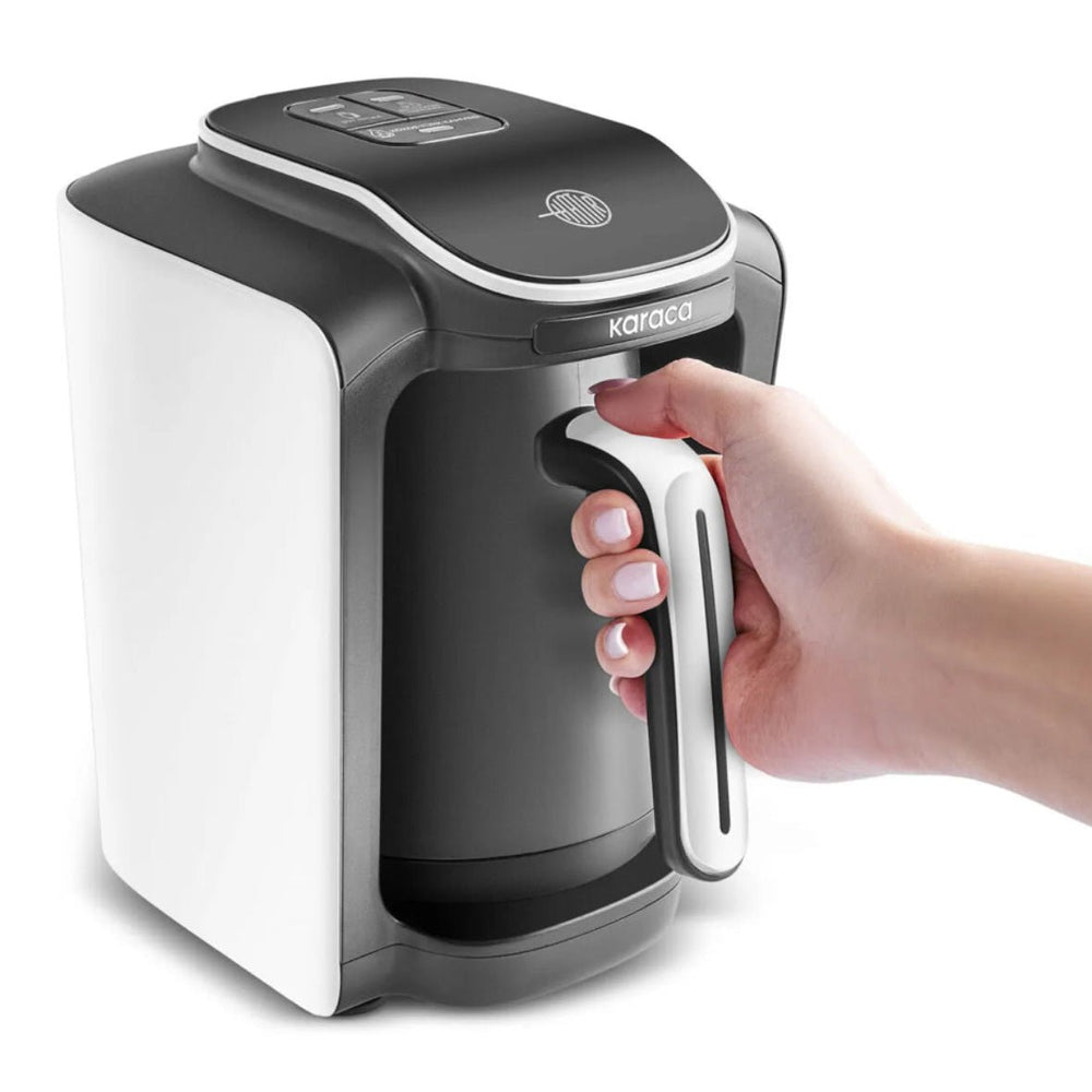 Karaca Hatır Neo - S Mælk Tyrkisk Kaffemaskine - Porcelæn Hvid - Løven Home