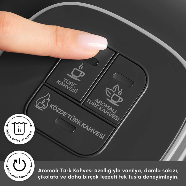 Karaca Hatır Neo Tyrkisk Kaffemaskine | Sølv - Løven Home