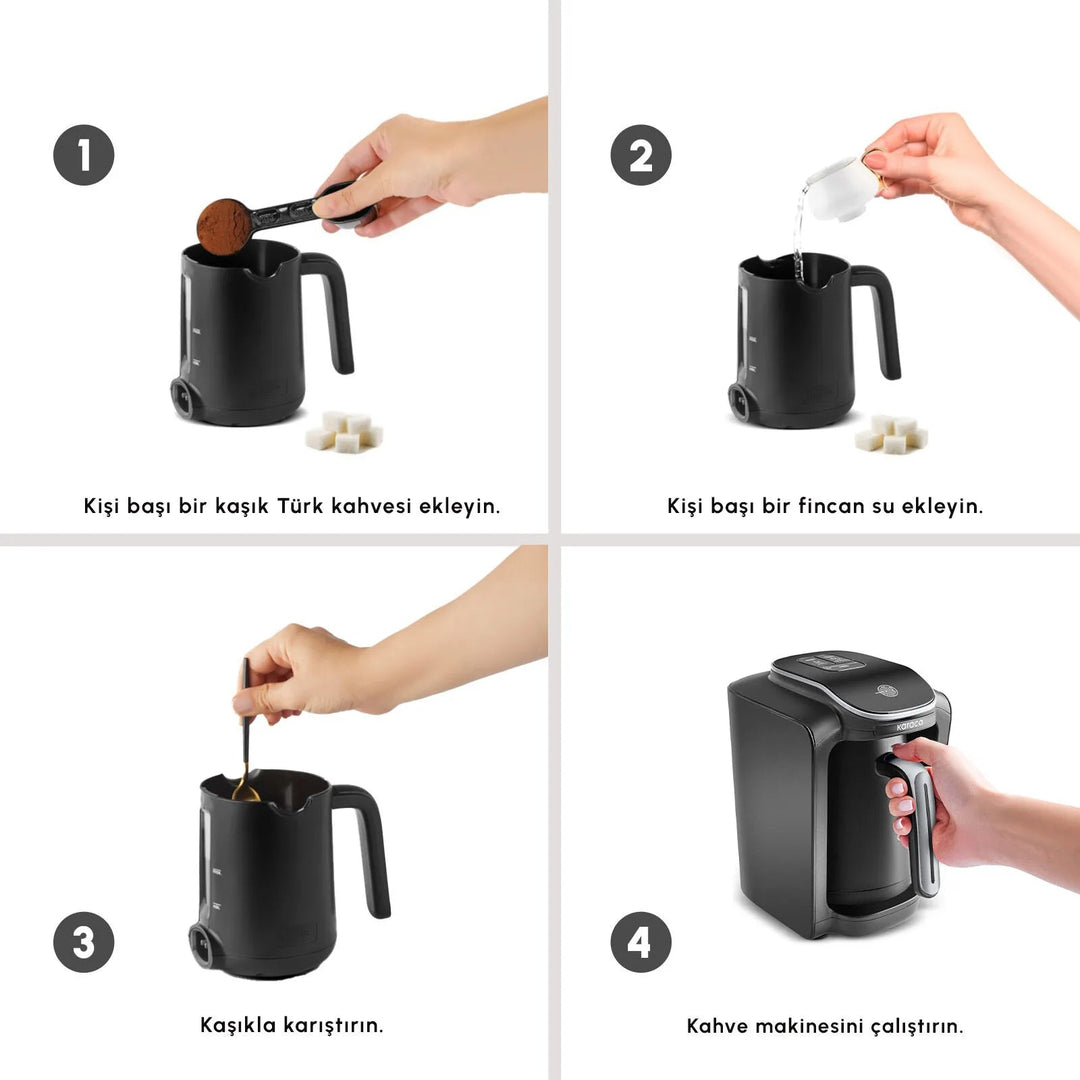 Karaca Hatır Neo Tyrkisk Kaffemaskine | Sølv - Løven Home