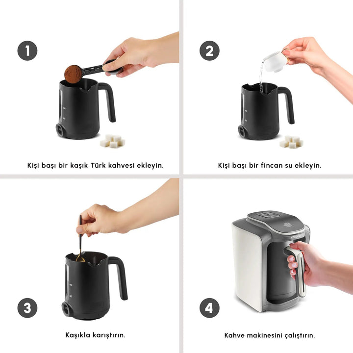 Karaca Hatır Neo Tyrkisk Kaffemaskine | Starlight - Løven Home