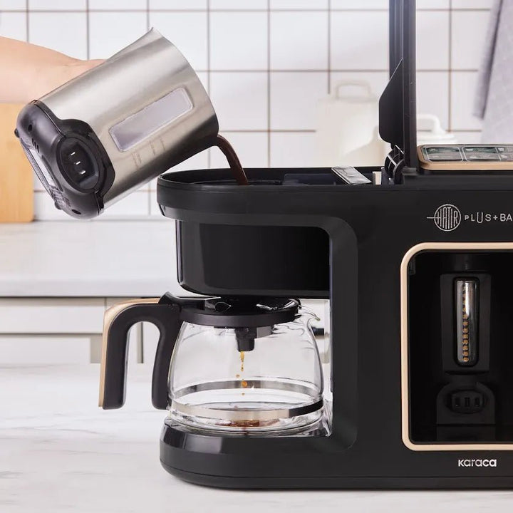 Karaca Hatir Plus Barista 6 - i - 1 Talende Latte Cappuccino og Ember Tyrkisk Kaffemaskine - Mineral Gold - Løven Home