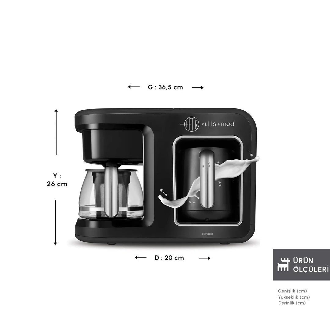 Karaca Hatir Plus+ Mod 5 - i - 1 Te - og Kaffemaskine 1400W - Løven Home
