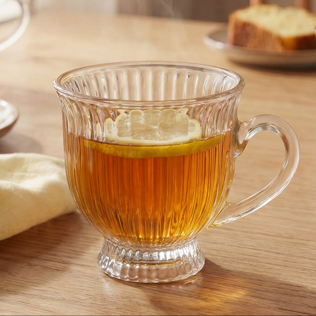 Karaca Hera tekopper i glas – 6 personer 200 ml - Løven Home