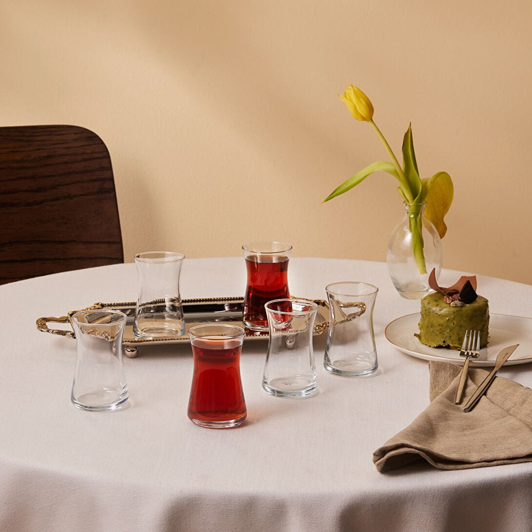 Karaca Heybeli Teglassæt 6 Stk. - 170 ml - Løven Home