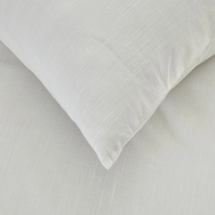 Karaca Home 4 Element Hvid 100 % Bomuld Sengetøj Dobbeltsæt – Hava - Løven Home