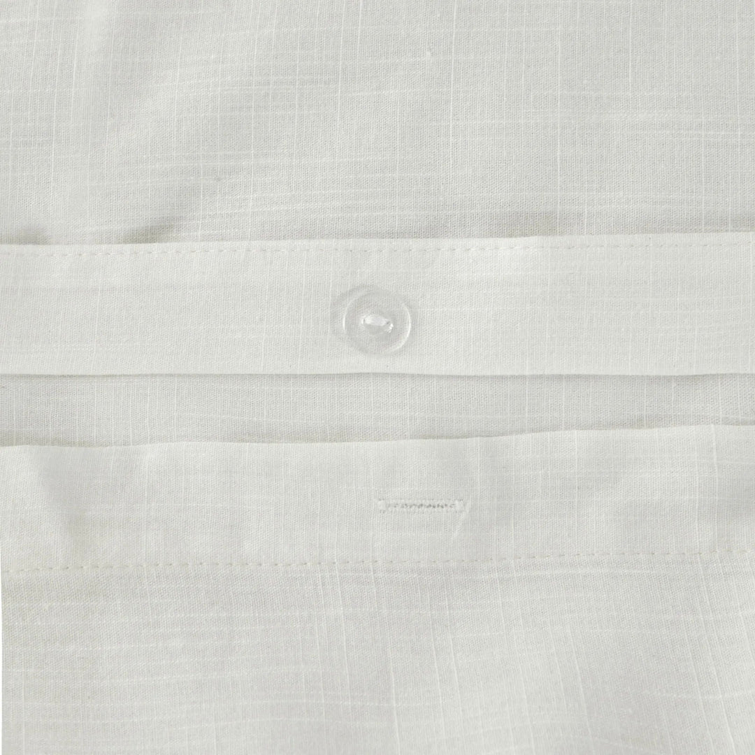 Karaca Home 4 Element Hvid 100 % Bomuld Sengetøj Dobbeltsæt – Hava - Løven Home