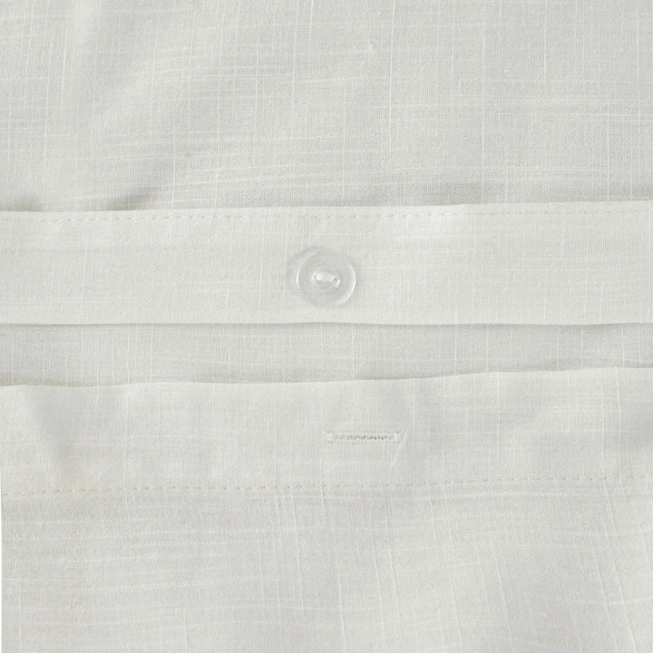 Karaca Home 4 Element Hvid 100 % Bomuld Sengetøj Dobbeltsæt – Hava - Løven Home