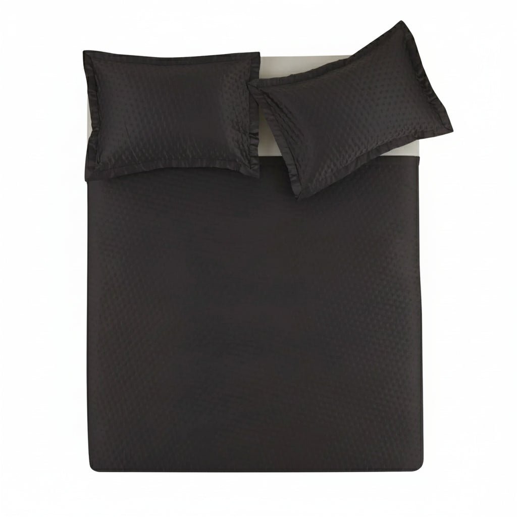 Karaca Home Alice – Dobbeltseng Sengetæppesæt 240x250 cm, Antracit - Løven Home