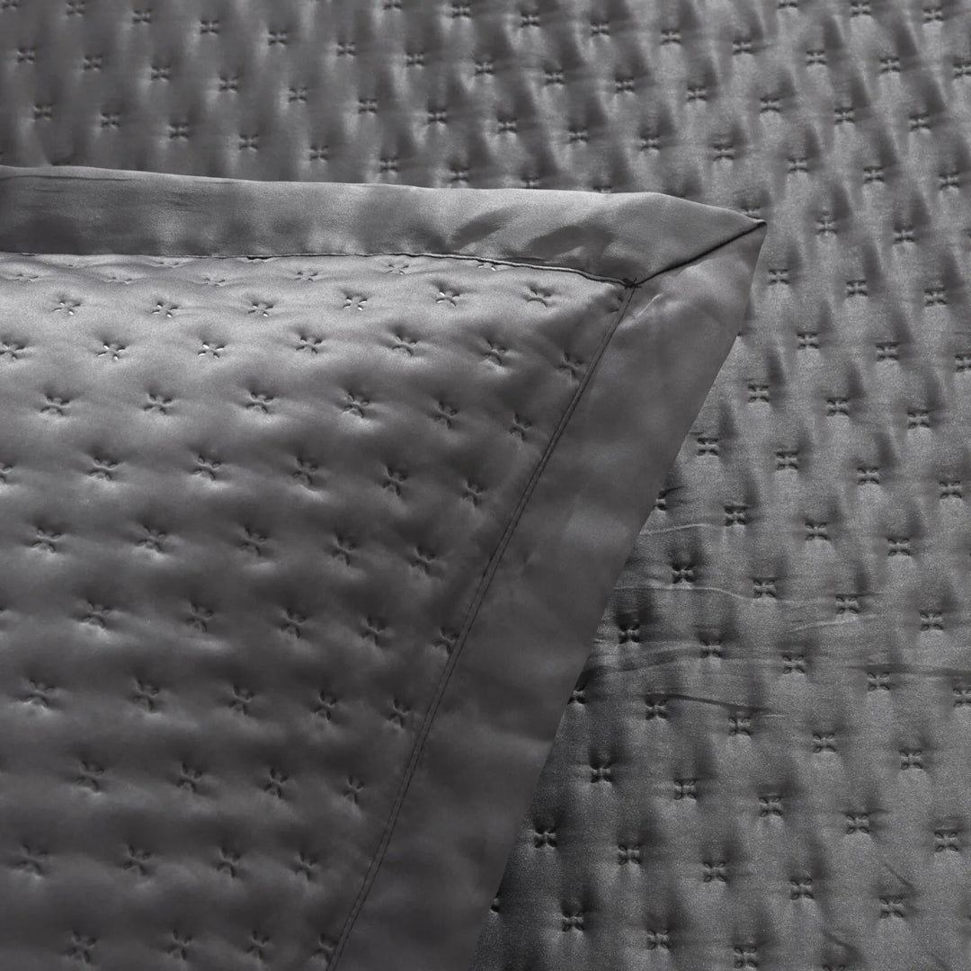 Karaca Home Alice – Dobbeltseng Sengetæppesæt 240x250 cm, Antracit - Løven Home