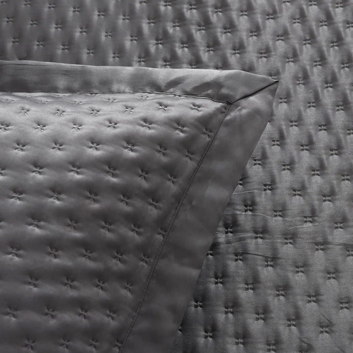 Karaca Home Alice – Dobbeltseng Sengetæppesæt 240x250 cm, Antracit - Løven Home