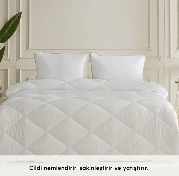 Karaca Home AloeVera Dobbeltdyne - Sæt – 195 × 215 cm - Løven Home