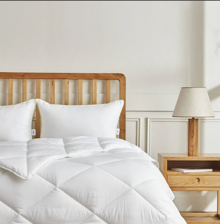 Karaca Home AloeVera Dobbeltdyne - Sæt – 195 × 215 cm - Løven Home