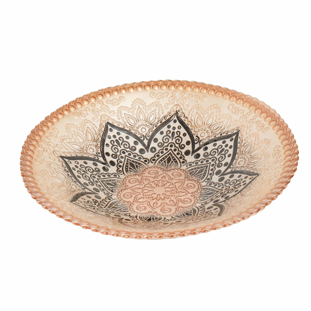 Karaca Home Alshiwa Dekorativ Tallerken – Brun, 33 cm - Løven Home