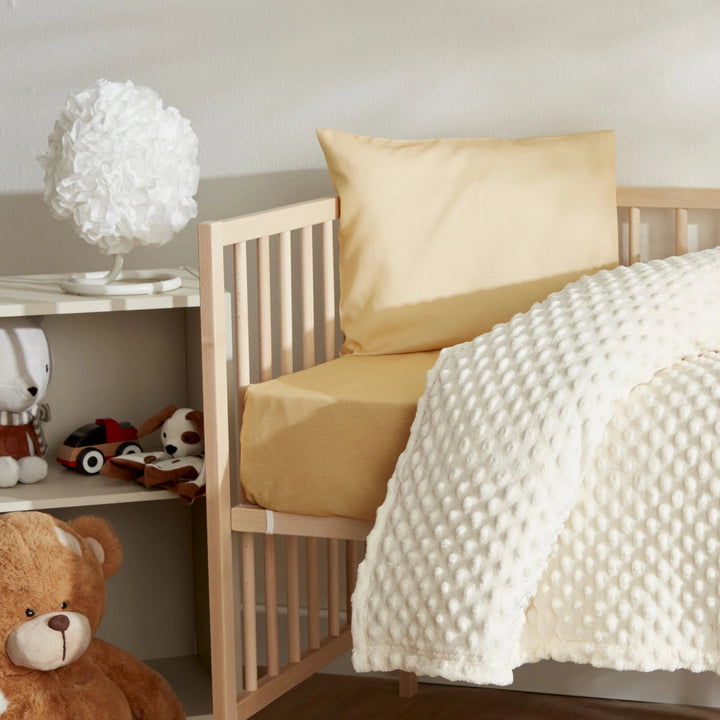 Karaca Home Bebek Lily Tomurcuk - Tæppe – Ekru – 90 × 110 cm - Løven Home