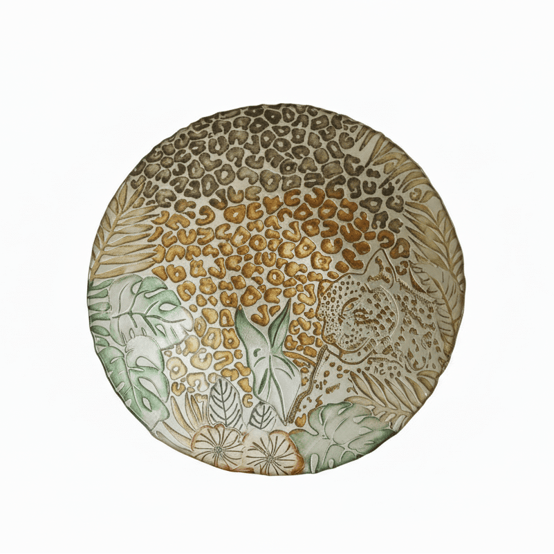 Karaca Home Cape Dekorativ Tallerken – 33 cm - Løven Home