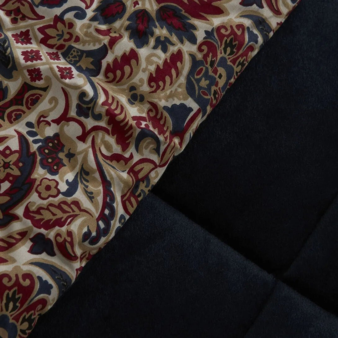 Karaca Home Cassie Luxury Comfort Sæt – Dobbeltseng Sengetæppe 240x260 cm - Navy - Løven Home