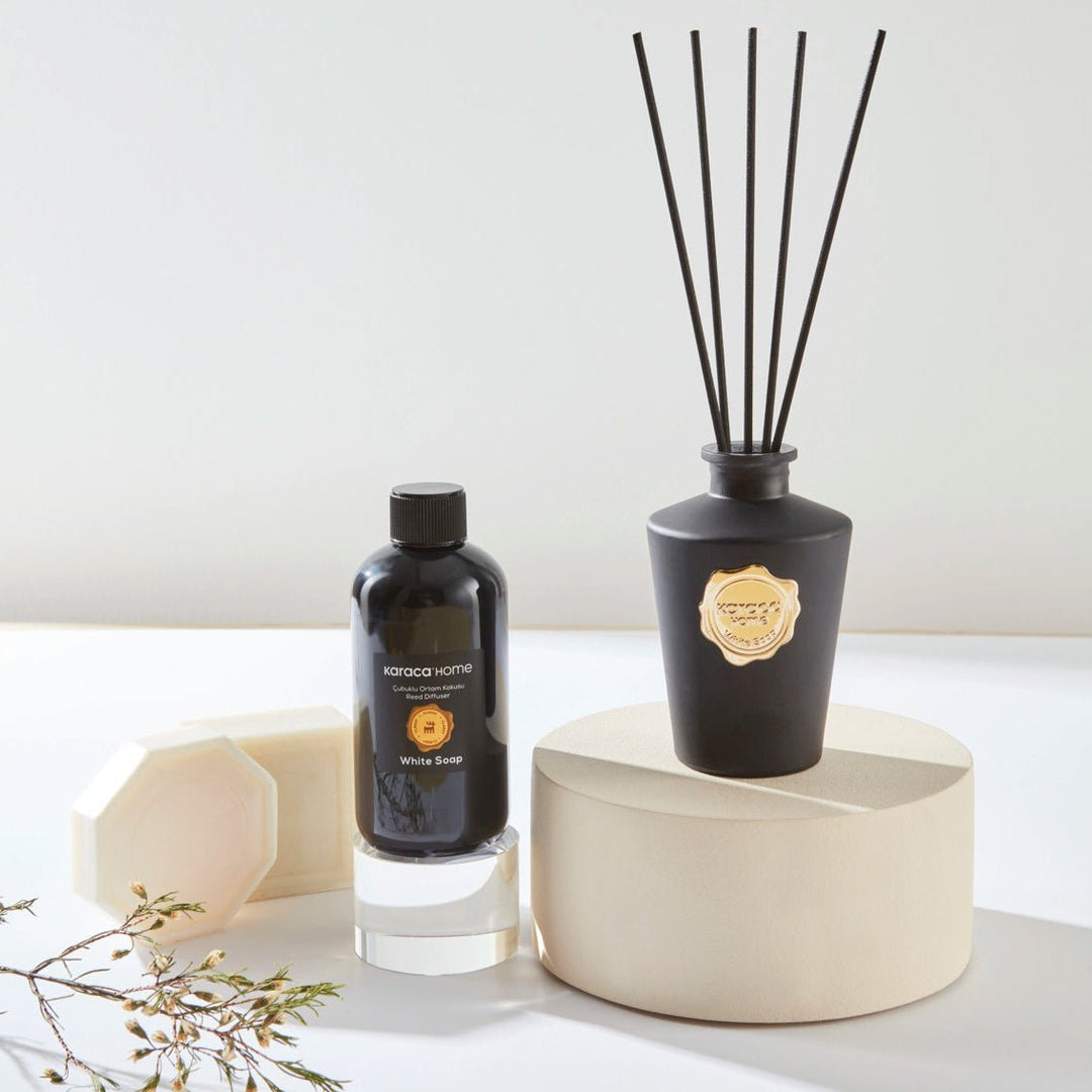 Karaca Home Classy Duftspreder m/Duftpinde – Hvid Sæbe - 200 ml - Løven Home