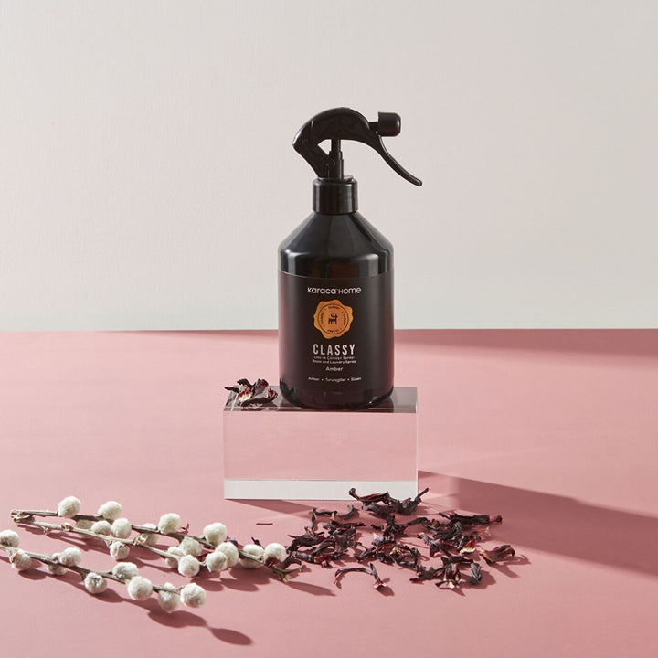 Karaca Home Classy Rum - og Tekstil Spray - Amber – 500 ml - Løven Home