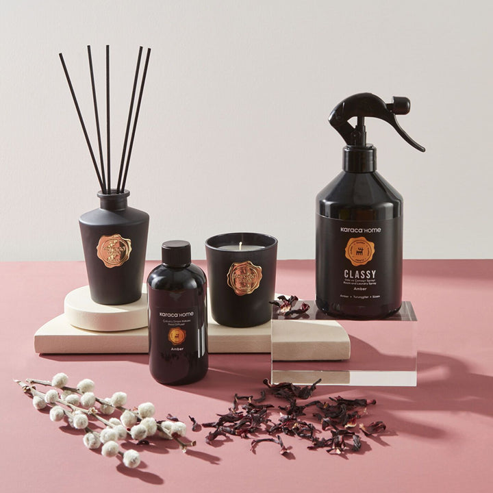 Karaca Home Classy Rum - og Tekstil Spray - Amber – 500 ml - Løven Home