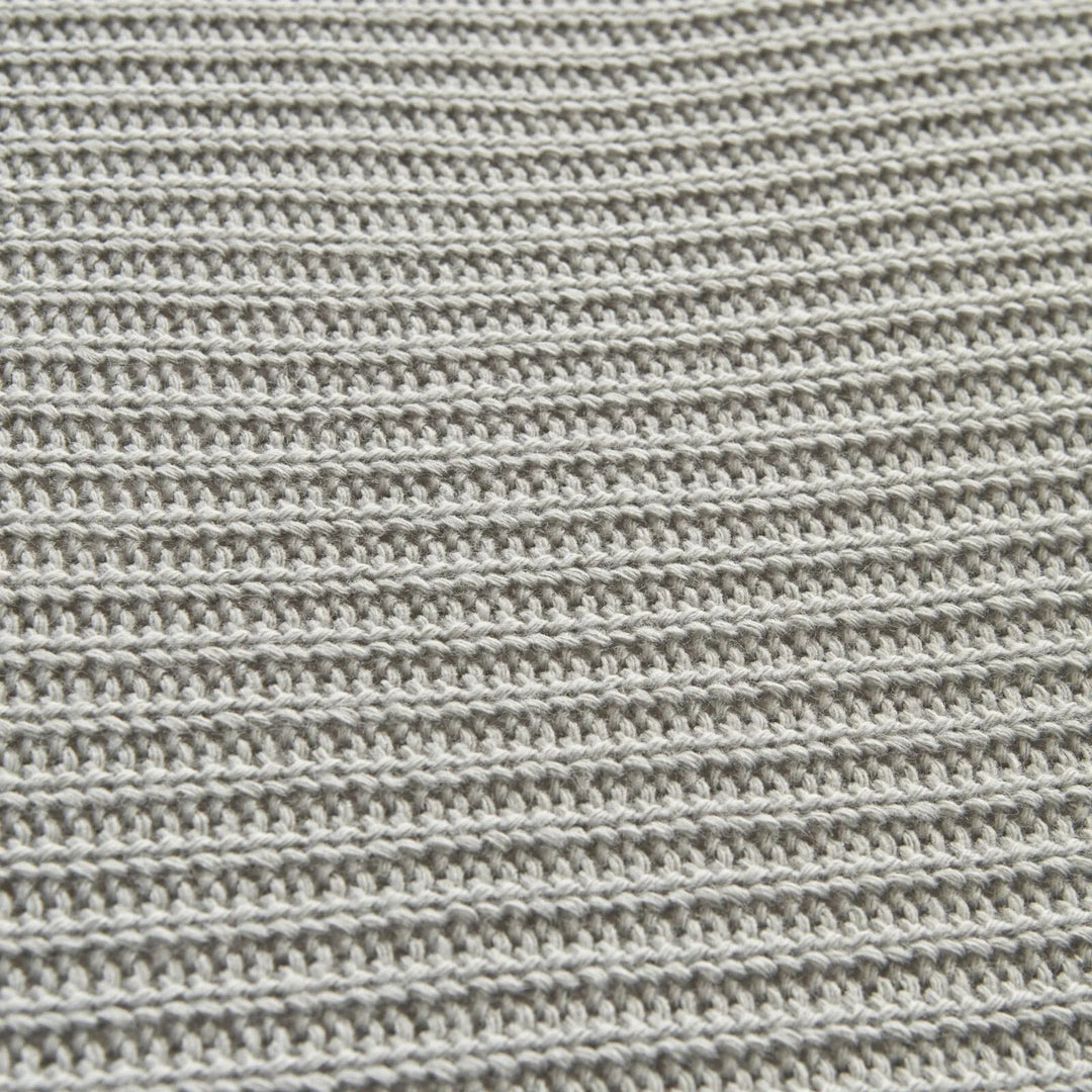 Karaca Home Cool Touch Dobbelt Strik Sengetæppe Grå, 200x220 cm - Løven Home