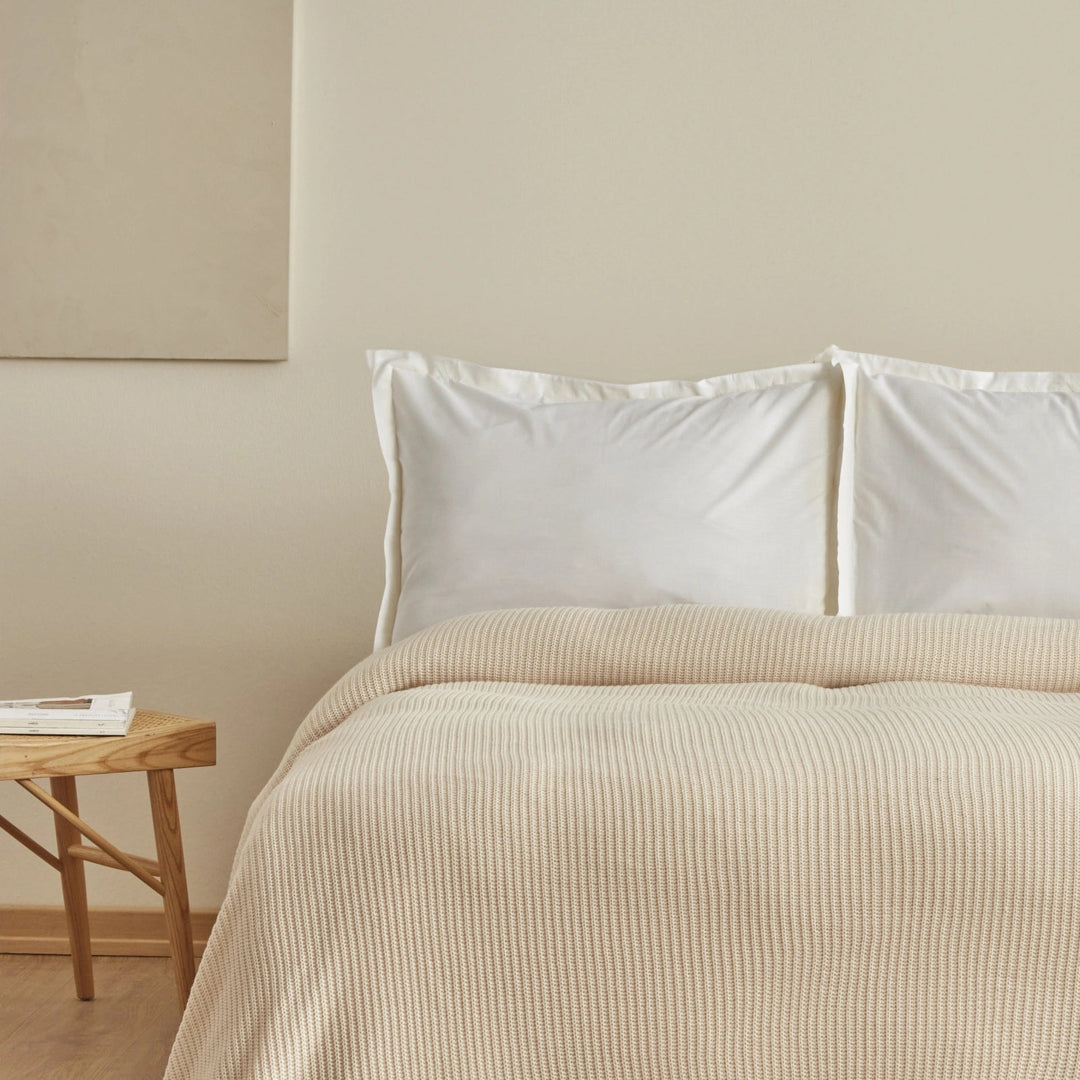 Karaca Home Cool Touch Dobbelttæppe – Beige - Løven Home